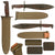 Original U.S. WWI Model 1917 Bolo Knife by Plumb St. Louis with Rare Steel Scabbard by L.F.&C - Dated 1918
