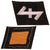 Original German WWII 23rd SS-Freiwilligen-Panzergrenadier-Division “Nederland” Wolfsangel Collar Tab, Unissued