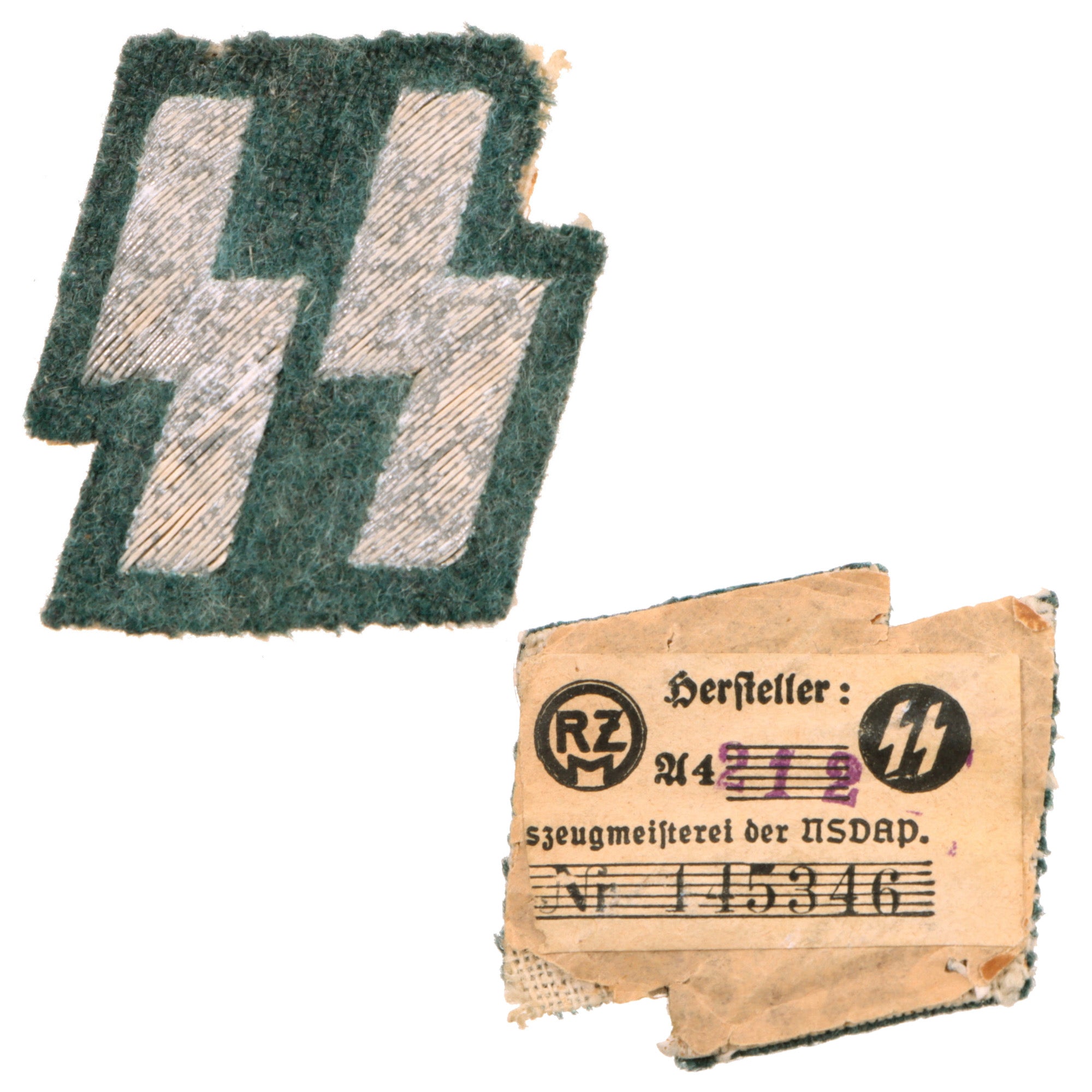 Original German WWII SS Police Officer's Double Sig Rune Tunic