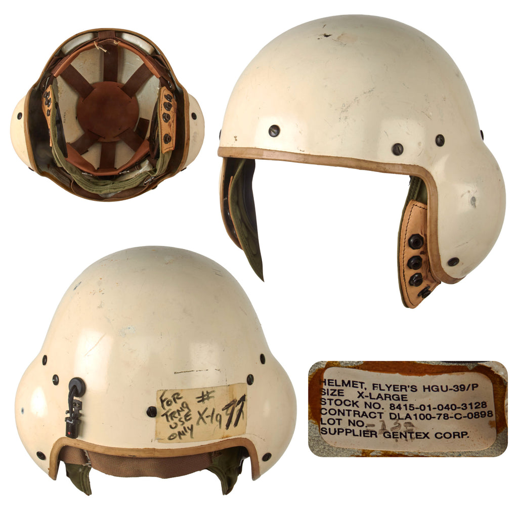 Original U.S. Cold War Era Gentex HGU-39/P Flight Helmet - Dated 1978