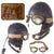 Original German WWII Luftwaffe LKpW101 Winter Flying Helmet by Siemens with Avionics & Goggles - Size 59