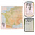 Original U.S. WWII Mark Bando Collection 502nd PIR Officer Hugh “Duke” Roberts Airborne "Zones of France" D-Day Silk Map with Collection Provenance - Dated March 1944 - 22 ½” x 24”