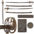 Original U.S. Civil War M-1850 Style German Imported Non-Regulation Foot Officer’s Sword and Scabbard with Triple-Etched Blade - Rare Eagle Variant on Basket Original Items