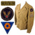 Original U.S. WWII Named AAF M1941 Field Jacket with Indian-Made Bullion Patch & Period-Applied Insignia - Size 36R