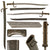 Original German Reissued French M1866 Chassepot Saber Bayonet by Tulle Arsenal with Matching Scabbard - Dated 1871 Original Items