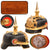 Original Imperial German WWI Kingdom of Württemberg Infantry Officer Ersatz Model 1897 Vulcan Fibre Pickelhaube Spiked Helmet by Depaheg Patent with 1913-1914 Newspapers Used as Padding