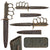 Original U.S. WWI Model 1918 Mark I Trench Knife by L. F. & C. with Matching Steel Scabbard