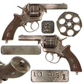 Original British Victorian Parker, Field & Sons Webley RIC No. 1 Style .44 Centerfire Double Action Revolver, Serial No. 10921, Circa 1870