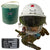 Original Chinese Air Force Late Cold War TK-4A High Altitude Flight Helmet Set in Crate - Dated 1994 Original Items