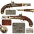 Original U.S. Civil War Era M-1842 Percussion Cavalry Pistol by H. Aston & Co. with Captured Ramrod - dated 1846 Original Items