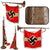 Original German WWII HJ National Youth Organization Fanfare Trumpet in E-flat by A. Brodbeck with 19" x 19" Fringed Banner Original Items