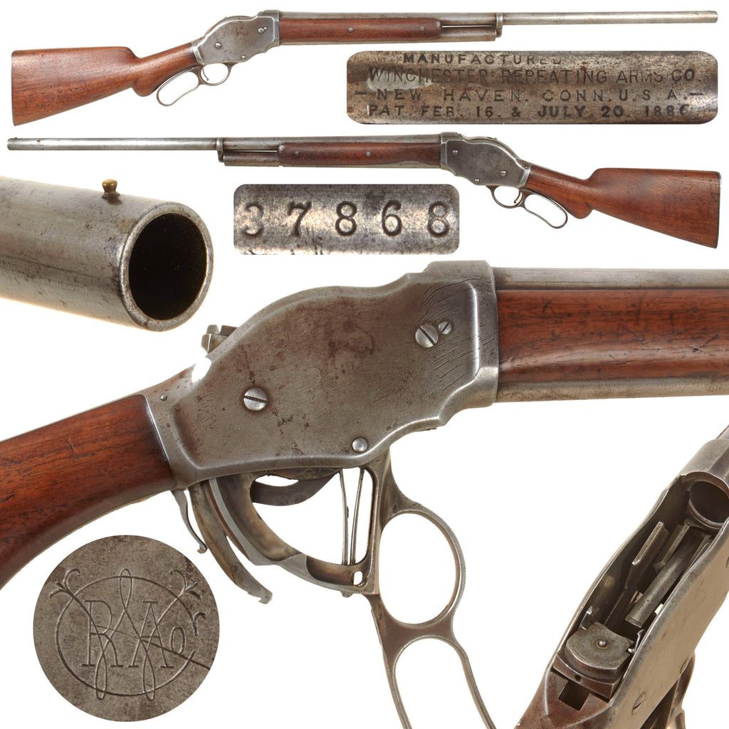 Original U.S. Winchester Model 1887 12 Gauge Lever Action Shotgun with 30" Barrel, Serial No. 37868, 1891 Production Original Items