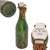 Original German WWII Luftwaffe FL UV Marked Green Glass Beer or Wine Bottle - Dated 1942