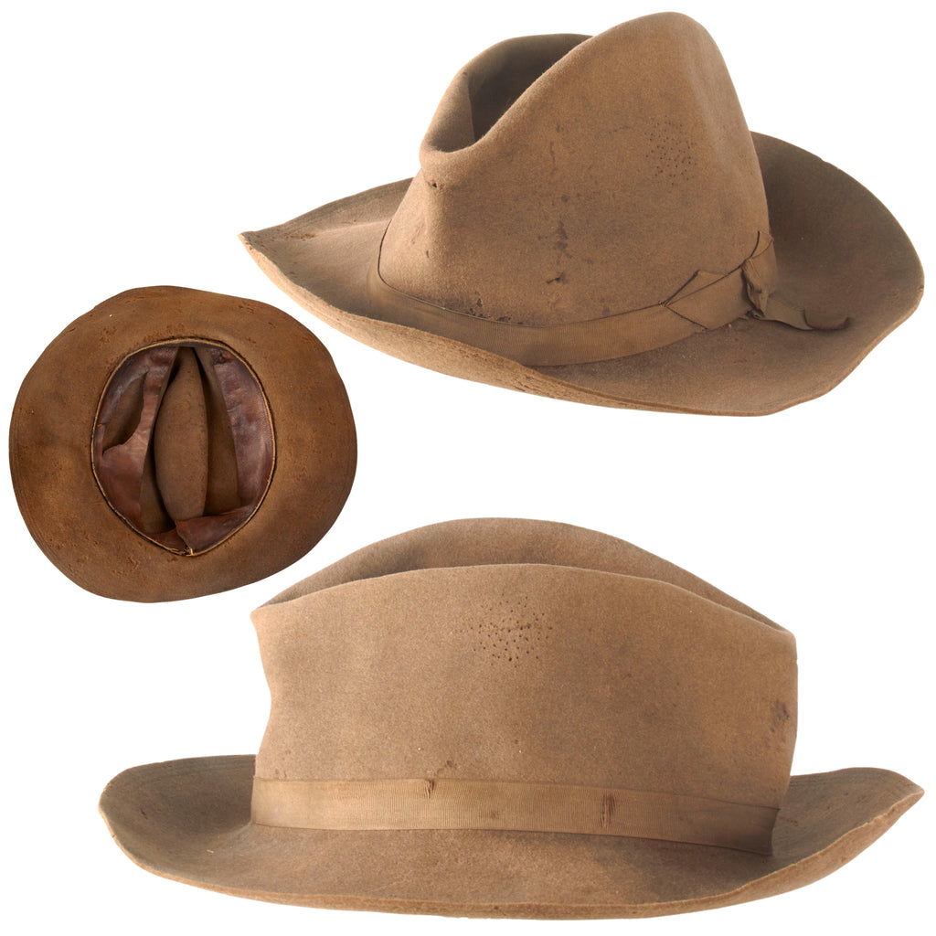 Original U.S. Indian Wars Spanish-American War Model 1883 / 1889 Campaign Hat with Snowflake Vents & Sweatband