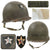 Original U.S. WWII Named 2nd Infantry Division Painted Fix Bale Front Seam M1 Helmet with CAPAC Liner & Patch - H. Myers, 23rd Infantry Regiment, Pottstown, PA