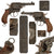 Original Victorian Belgian "Bulldog" Webley Style 11mm Double Action Revolver by Max Fliegenschmidt of Liège Serial 12 - Circa 1895 Original Items