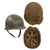 Original U.S. WWII McCord M1 Fixed Bale Front Seam Helmet with Rare 2nd Pattern Hawley Paper Liner