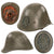 Original Netherlands WWII Dutch M34 Steel Helmet With Badge and Original Paint - Complete