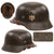 Original German WWII Heer Army M40 Single Decal Steel Helmet with 56cm Liner & 1940 Dated Chinstrap, Stamped ET64 Original Items