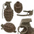 Original U.S. WWII Inert MkII Pineapple Practice Grenade with M10A3 Fuze Original Items