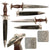 Original German WWII 1939 Dated Transitional NSKK Dagger by Carl Eickhorn of Solingen with Scabbard - RZM M7/66 Original Items