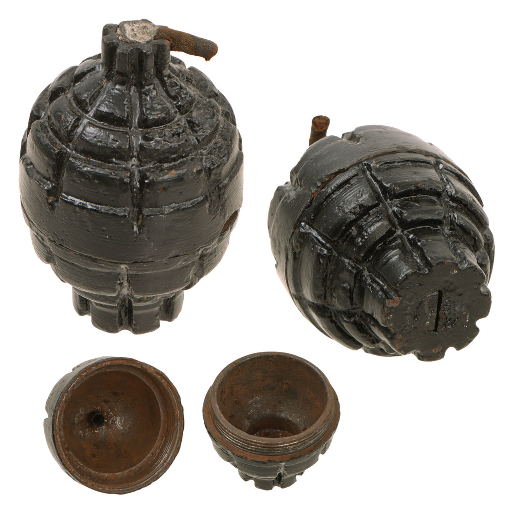 Original WWI Italian 1915 Besozzi Fragmentation Grenade - Inert Original Items