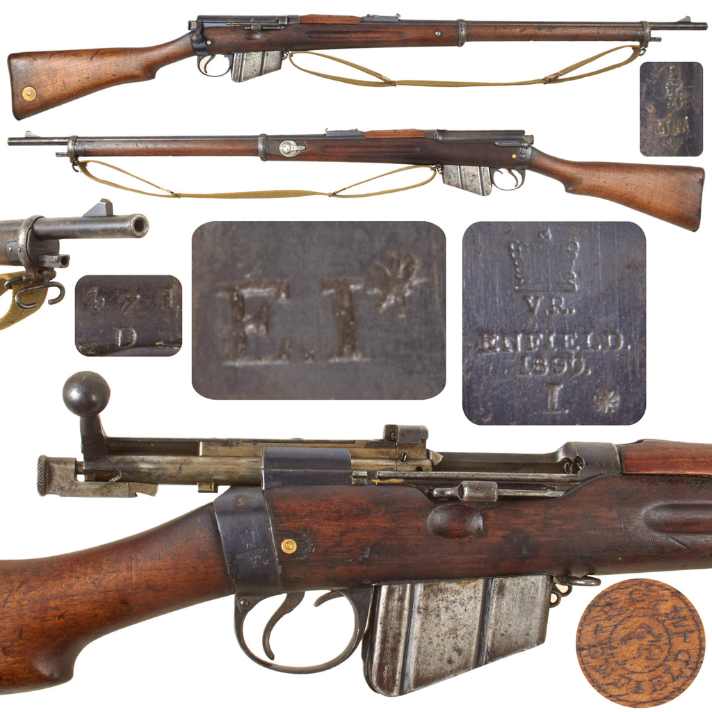 Original British P-1888 Lee-Metford MK.I* .303 Magazine Rifle with Enfield Rifled Barrel by R.S.A.F. Enfield Dated 1890 - Serial 471 D