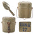 Original Imperial German WWI M1908 Kochgeschirr Enameled Mess Kit by Toy Maker Gebrüder Bing A.G. with Goffell Utensil Set - Dated 1917 Original Items