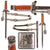 Original German WWII Early Excellent Heer Army Officer Dagger by Carl Eickhorn of Solingen with Scabbard, Hanger and Portepee, 1935-1941 Trademark Original Items