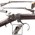 Original Nepalese Sharps Model 1853 Type .52 Caliber Slant Breech Rifle with 40" Barrel and Lawrence Pellet Primer, from the Nepal Cache