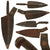 Original U.S. Springfield Trapdoor Model 1873 Trowel Bayonet with Handle and Scabbard by Watervliet Arsenal