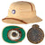 Original Chinese WWII Officer’s Cork Sun Helmet by Equator Brand with U.S. Made Chinese Sun Badge Original Items