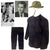 Original U.S. Vietnam War 1st Special Forces Group (Airborne) CISO-Made Black Pajamas & Boonie Hat Belonging to SF Lieutenant Walter Huczko Jr. - Killed in Helicopter Crash over Okinawa in 1969