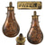 Original U.S. Mexican-American War Era Hunter with Dogs Powder Flask - Marked PATENT