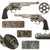 Original U.S. Merwin Hulbert & Co. M1874 1st Model .44cal. Frontier Army Revolver Serial 2138 - circa 1876