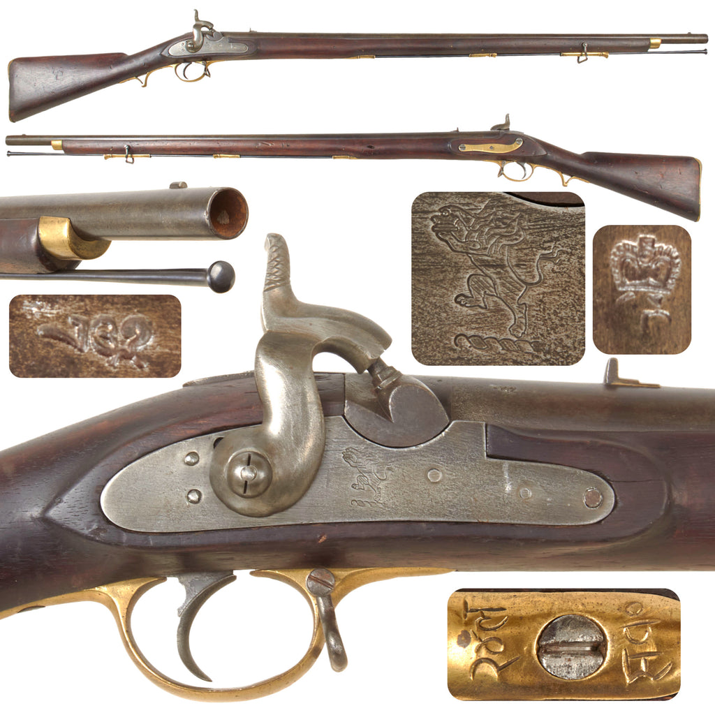 Original British East India Company Model D .75 Caliber Percussion Musket with London Proofed Barrel, Circa 1841-1842, Nepal Cache
