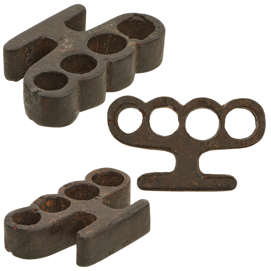 Original U.S. Civil War Era Homemade Thick Iron Knuckle Dusters