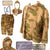 Original German WWII Sumpftarnmuster Swamp Pattern Camouflage Pattern Non-Reversible Winter Parka with Pants & Reversible Jacket Hood Original Items