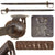 Original British War of 1812 Era P-1804 Naval Boarding Cutlass by Thomas Gill of Birmingham with King George III GR Cypher Original Items