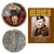 Original U.S. WWII 502nd Parachute Infantry Regiment Hand-Painted Cap Badge Featured in Heroes in Our Midst: Volume 3 - Rare