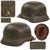 Original German WWII Heer Army M35 Former Single Decal Helmet with 1943 Dated 57cm Liner & RBNr. Marked Chinstrap - Stamped Q64 Original Items