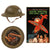 Original WWI British-Made Mk I “Doughboy” Helmet with Chinese Nationalist Insignia - Used in 1942 Film Flying Tigers