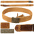 Original German WWII Rare Tropical Afrikakorps DAK Web Belt with 1941 Dated Steel Buckle by Noelle & Hueck - Size 80