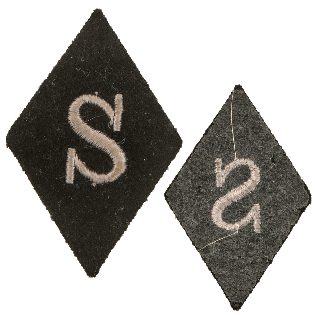 Original German WWII Waffen-SS Schirrmeister Sleeve Diamond