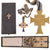 Original German WWII Cased Gold Mother’s Cross with Ribbon by C. E. Juncker of Berlin