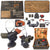 Original German WWII U.S. Captured Luftwaffe Flak D.F. 10 x 80 Binocular Optic Set in Transit Chest with Mail Home Address & Bring Back Certificate - No Tripod
