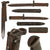 Original Italian WWII M1938 Mannlicher Carcano Short Rifle Folding Bayonet with Scabbard Original Items