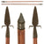 Original American Revolutionary War American Blacksmith Wrought Iron Spontoon Pike Head Mounted on Contemporary Shaft - Circa 1770-1783 - 77 ½” Tall Original Items
