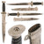 Original German WWII DRK Red Cross Officer's Dagger with Scabbard and Damaged Crossguard - Deutsches Rotes Kreuz