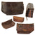 Original U.S. American Revolutionary War Era Belly Cartridge Box with Detached Patterned Flap - Nailed Construction Original Items
